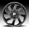 Fuel FF39D 8-Lug Gloss Black Milled Forged Dually Custom Truck Wheels 6